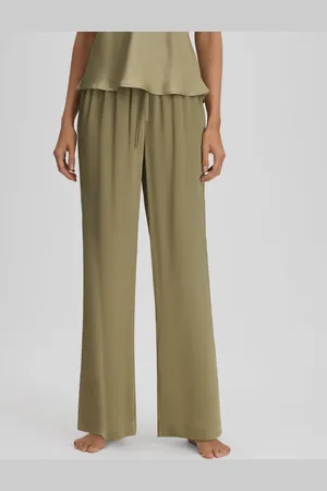 Maison Essentiele Silk Pyjama Bottoms, , L