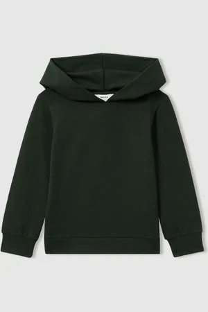 Reiss Lowden Jersey Hoodie Plain, Size: 89Y