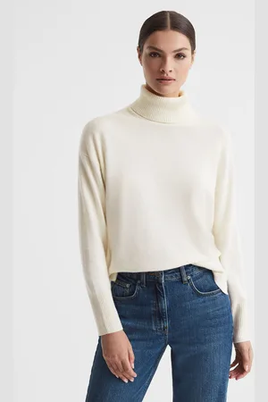 Reiss Wool Blend Roll Neck Jumper, M