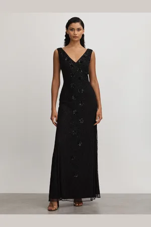 RAISHMA Embellished Mesh Maxi Dress, 10