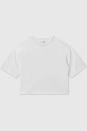 Reiss Cassy T-shirt Cotton Plain, Size: 12-13Yrs