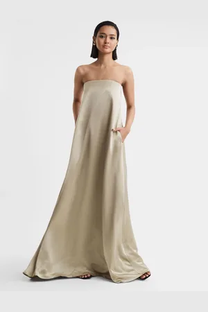 Anna Quan Delfina Maxi Dress Plain, Size: 14