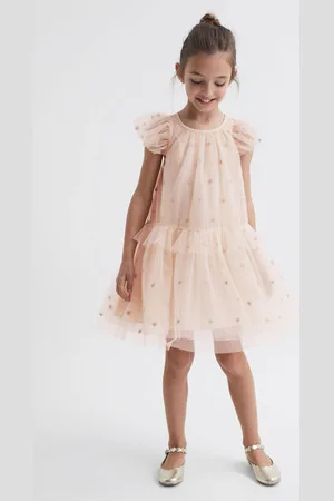 Reiss Fifi Tulle Dress Printed, Size: 5