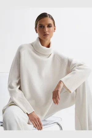 Reiss Relaxed Wool-cashmere Blend Roll Neck Jumper, S