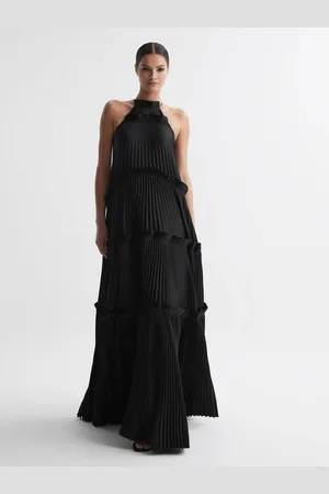 Acler Ruffle Halterneck Maxi Dress, , 12