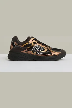 Reiss Overlay Logo Running Trainers, E41