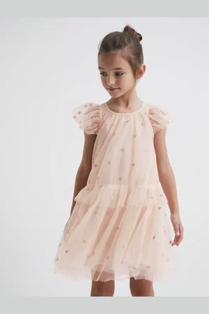 Reiss Fifi Tulle Dress Printed, Size: 9
