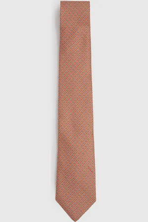 Reiss Silk Chain Pattern Tie