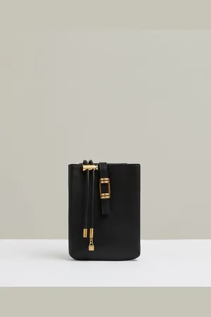 Reiss Leather Phone Holder, 19.5x14.5x2cm