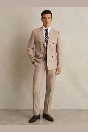 Reiss Wool-blend Slim-fit Suit Trousers, 28