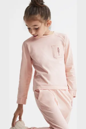 Reiss Billy Nightwear Top Cotton Embroidered, Size: 7