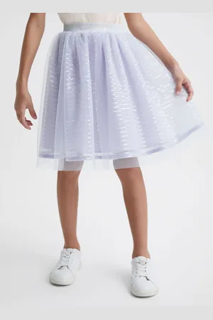 Reiss Charlotta Midi Skirt Plain, Size: 4