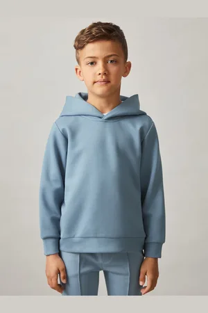 Reiss 9-13 yrs Interlock Jersey Hoodie, Q04