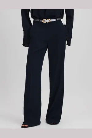 Reiss Wide Leg Suit Trousers, 18R