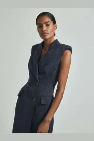 ATELIER Cupro Tux Midi Dress, 6