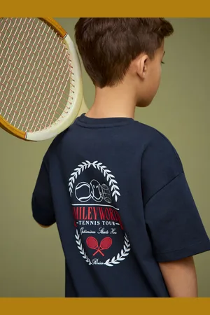 Smiley 9-13 yrs world | Oversize T-shirt, Q04