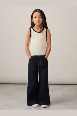 Reiss Cotton Crochet-trim Vest, 45Y