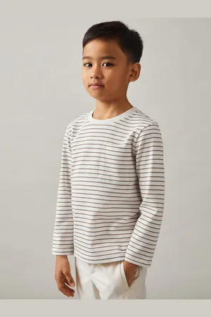 Reiss Off White & camel T-shirt, Q04