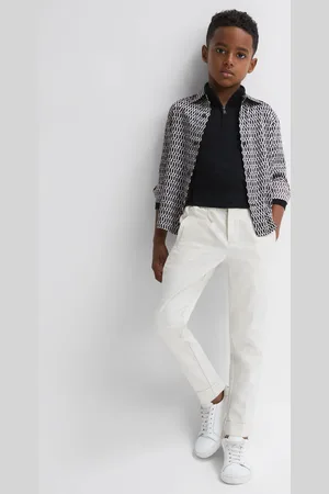 Reiss Mozart Monogram Shirt Printed, Size: 10