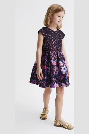 Reiss Serafina Scuba Dress Printed, Size: 7