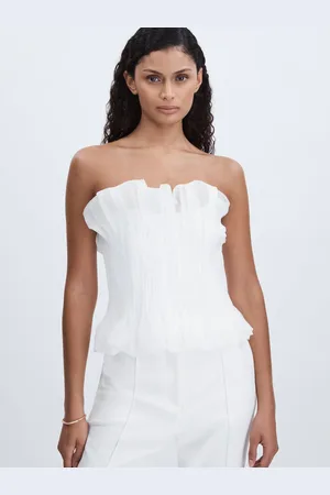 Acler Clements Top Pintuck, Size: 12