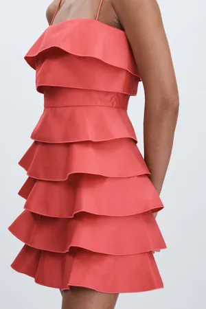 Acler Tiered Frill Dress, , 10