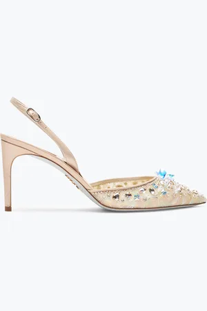 RENE CAOVILLA Cinderella Slingback With Crystals 80 - Woman Size 37