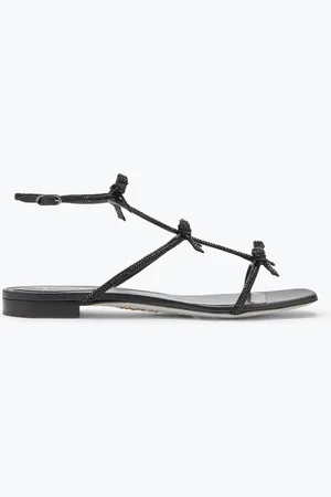RENE CAOVILLA Caterina Flat Sandal 10 - Woman Size 36