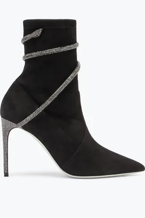 RENE CAOVILLA Cleo Crystals Bootie 100 - Woman Size 36