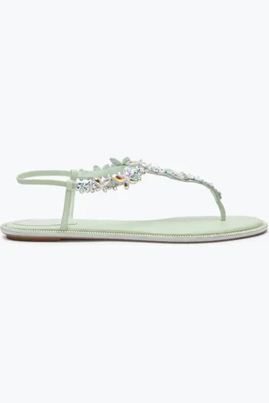 RENE CAOVILLA Eden Thong Sandal 10 - Woman Size 35