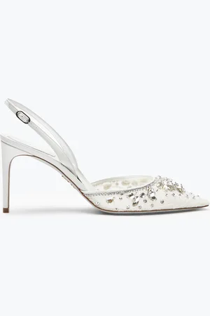 RENE CAOVILLA Hina Crystal Sling-back 80 - Woman Size 37