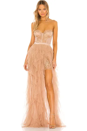 For Love & Lemons X REVOLVE Bustier Gown in . Size L, M, XL, XS.