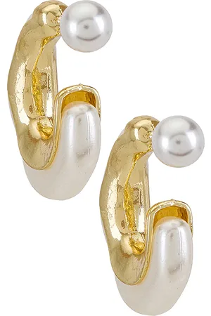 8 Other Reasons X REVOLVE Otter Pearl Hoop in .