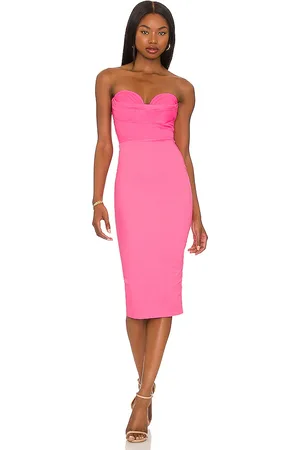 MORE TO COME Sophia Strapless Midi Dress in . Size XXS.