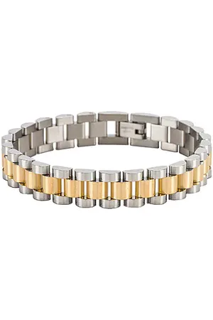 Luv AJ The Two-Toned Timepiece Bracelet in .