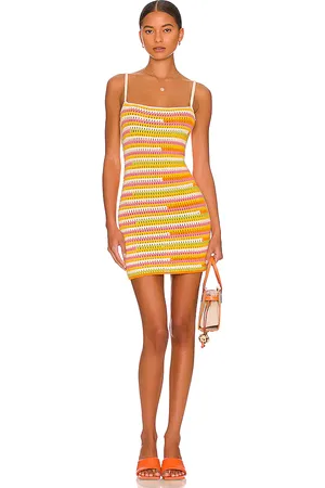 Camila Coelho Rhea Open Stitch Mini Dress in . Size M, S.