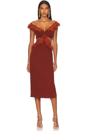Andrea Iyamah X REVOLVE Leni Midi Dress in . Size M, S, XS.