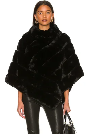 Adrienne Landau Faux Fur Wrap in .