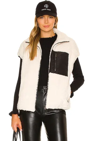 Adrienne Landau Faux Lamb Vest in . Size M, S.