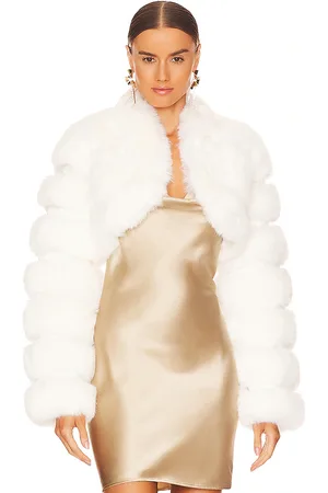 Adrienne Landau Faux Fox Fur Short Jacket in . Size M.