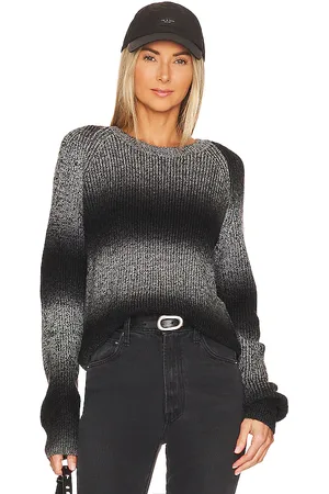 Bobi Ombre Raglan Sweater in . Size L, M, XL, XS.