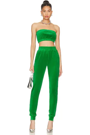 superdown Penelope Velour Pant Set in . Size XS, XXS.