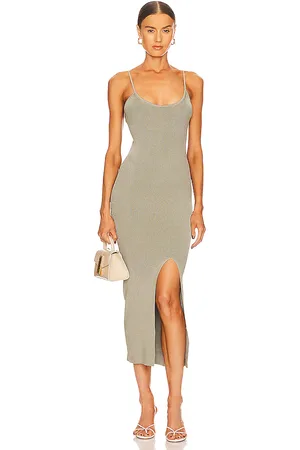 LPA Karter Knit Midi Dress in . Size M, XL.