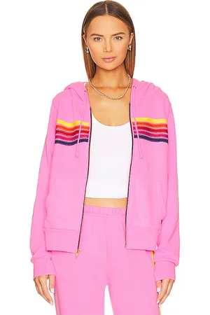 AVIATOR NATION 5 Stripe Zip Hoodie in . Size M.
