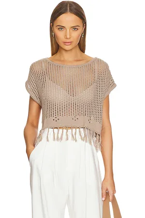 Bobi BLACK Crochet Top in . Size M, S, XL, XS.
