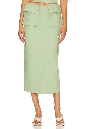 Camila Coelho Rousseau Midi Skirt in . Size S, XS.