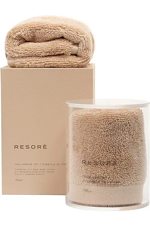 Resore Set of 2 Wash Cloths With Wash Cloth Holder in .