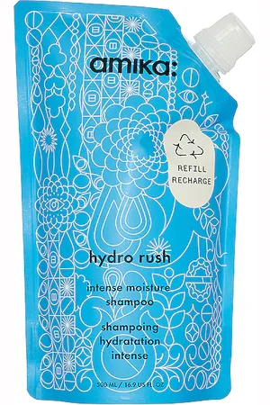 Amika Hydro Rush Intense Moisture Shampoo Refill Pouch in .
