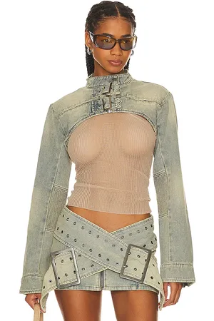 Jaded London Assassin Ultra Cropped Jacket in . Size XS.