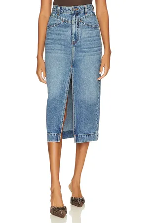 Bardot Jonah Midi Denim Skirt in . Size 12, 2, 4, 6, 8.